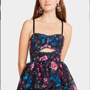 Betsey Johnson FLORA TULLE DRESS BLACK